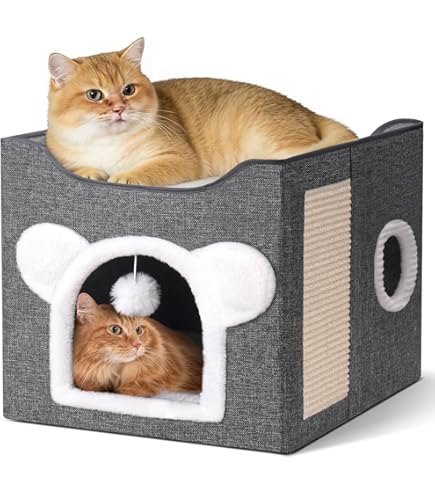 Amazon | 猫 ベッド ペットベッド 猫用ハウス カエルの形 かわいい